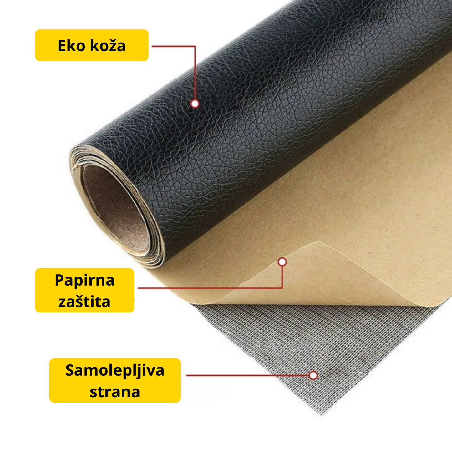 Eko koža za reparaciju 200x45cm