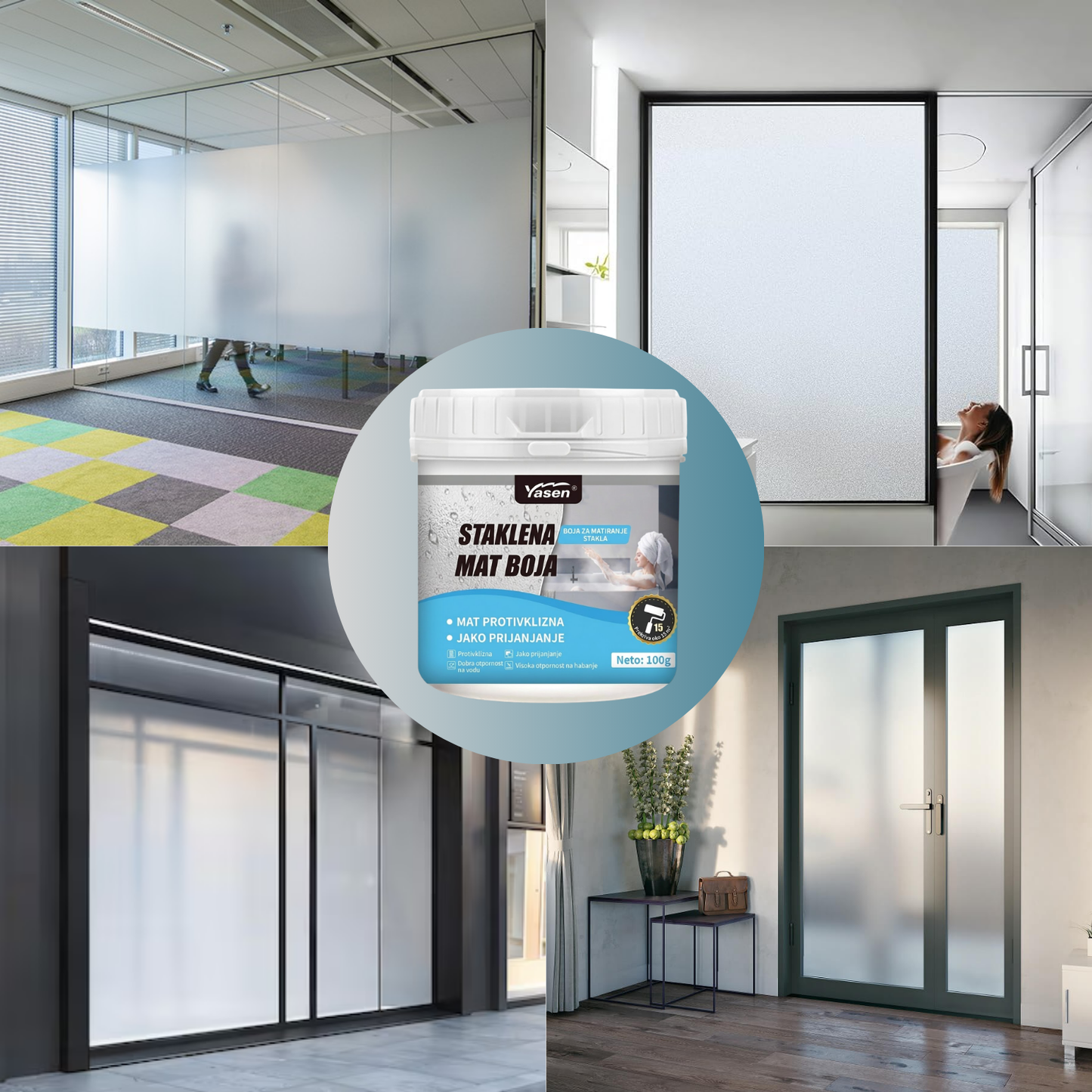 Durafix Mat - Premaz za matiranje stakla 1+1 Gratis