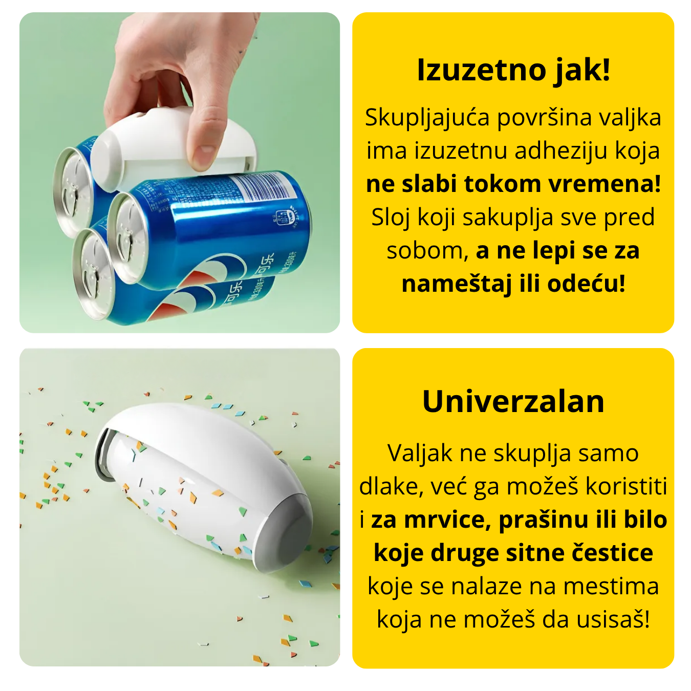 Samolepljivi valjak za čišćenje