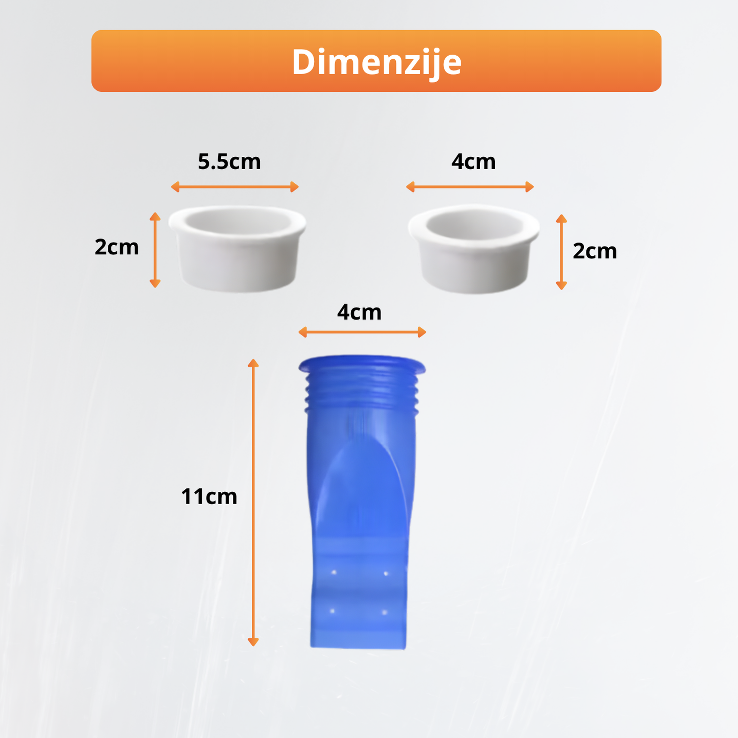 Plavi filter za neprijatne mirise i insekte