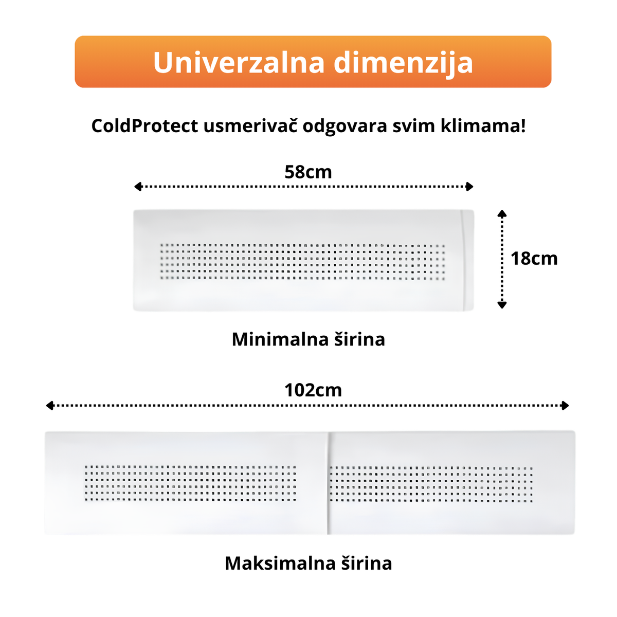 ColdProtect - Usmerivač klime 1+1 Gratis