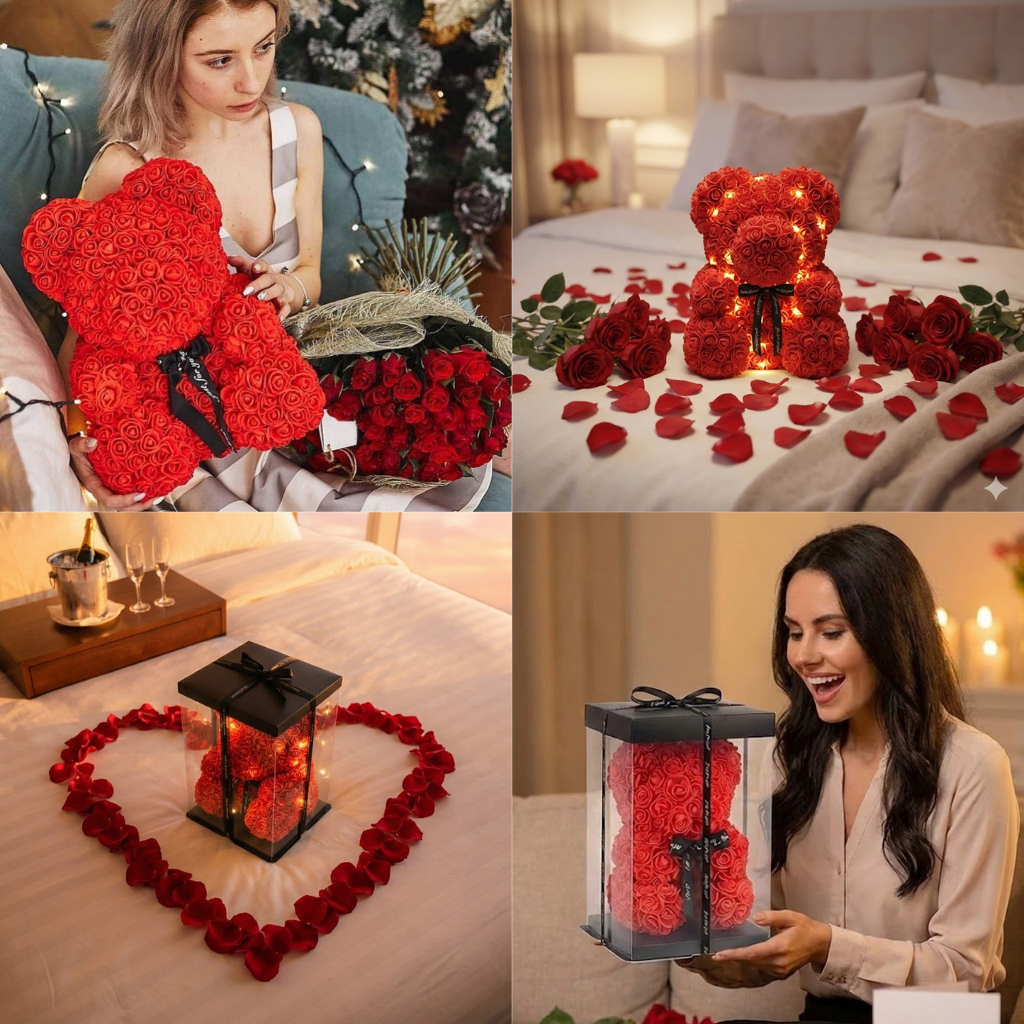 Rose Teddy - Plišani medvedić od ruža