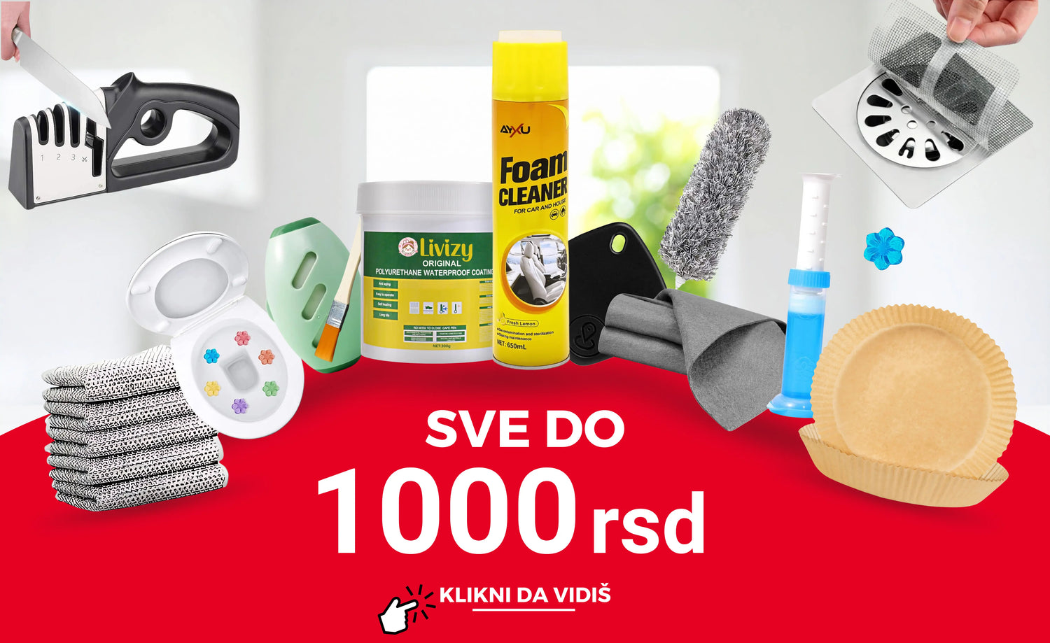 Sve za domaćinstvo do 1000rsd