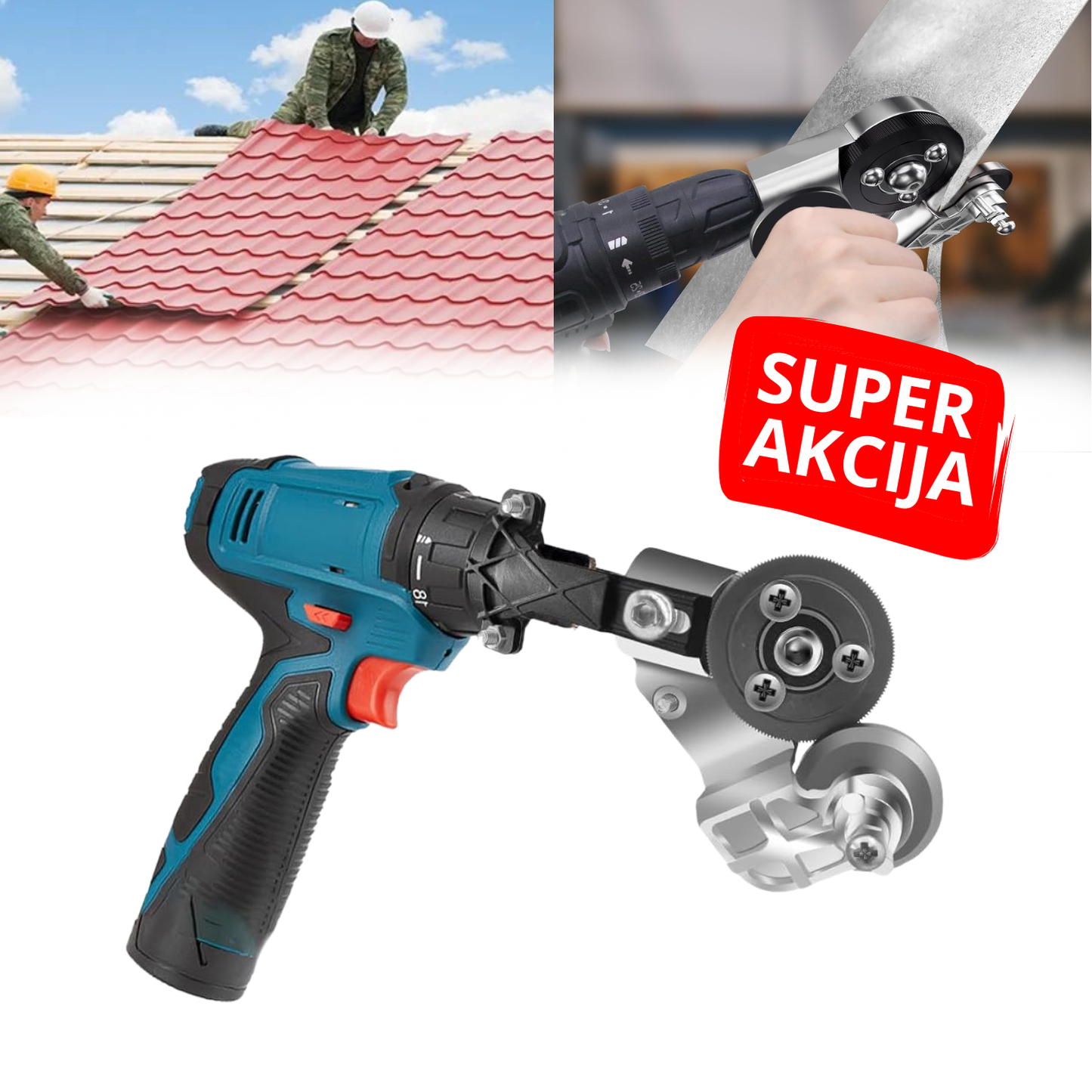 Nastavak za Bušilicu - Sekač metala i limova