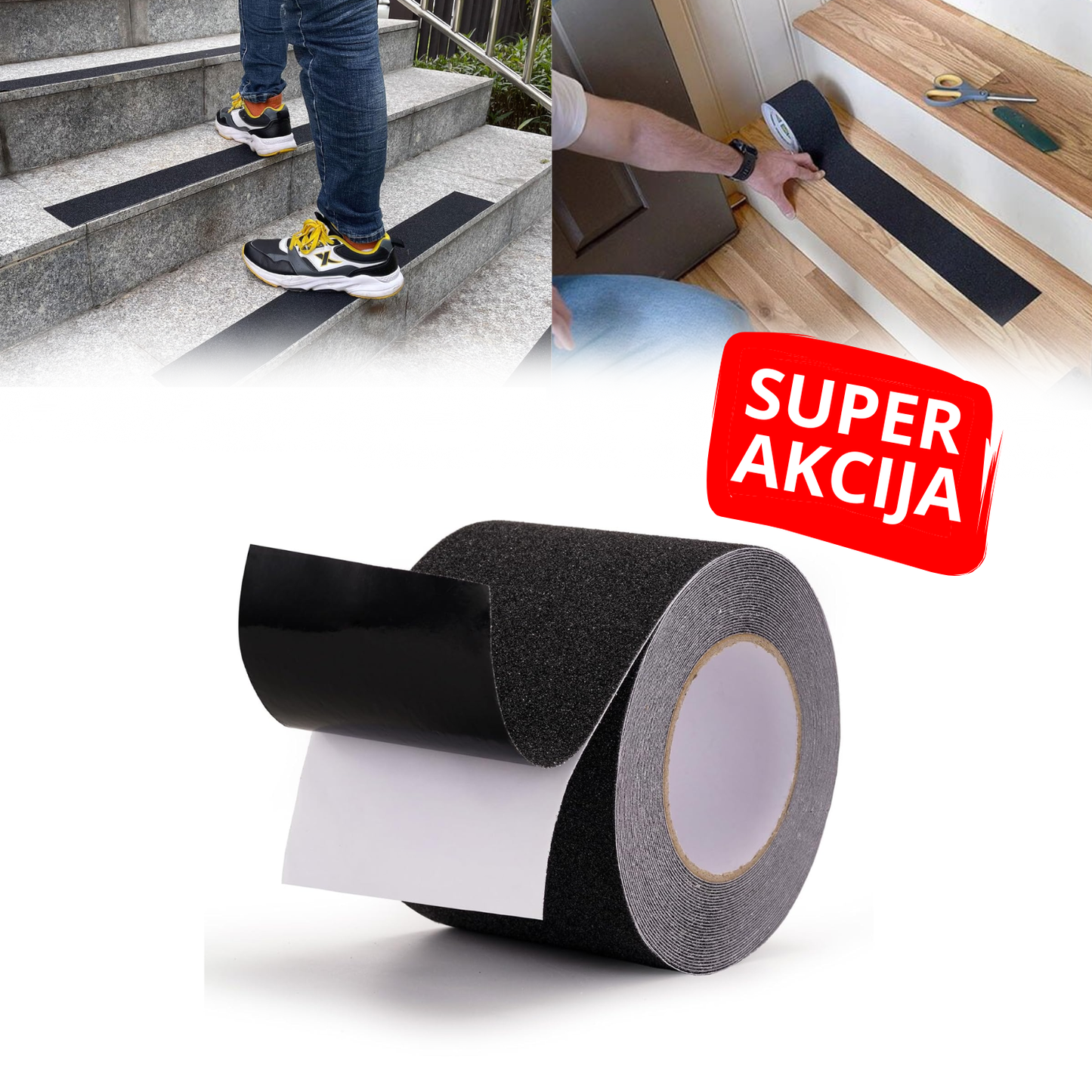 Traka protiv klizanja za stepenice i površine