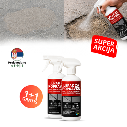 FixStrong - Lepak za popravku rupa na putu i betonu - 1+1 Gratis