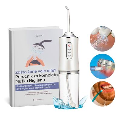 Vodena četkica + Priručnik za mušku higijenu