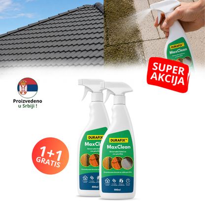 MaxClean - Sredstvo za čišćenje betona i spoljašnjih površina - 1 + 1 Gratis