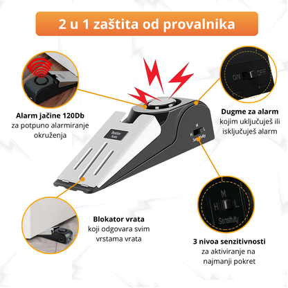 BeSafe - Blokator za vrata sa alarmom