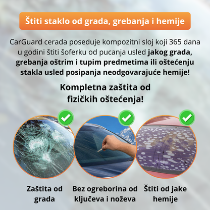 CarGuard - Cerada sa 5 nivoa zaštite šoferšajbne