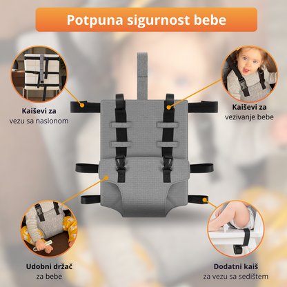 BebiSeat Pro - Prenosiva hranilica za bebe
