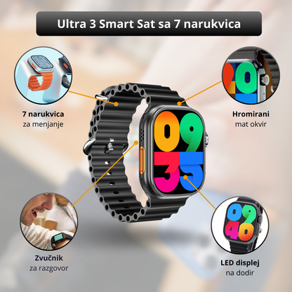Ultra 3 Smart - Pametni sat sa 7 narukvica