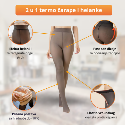 Termo čarape koje zatežu telo