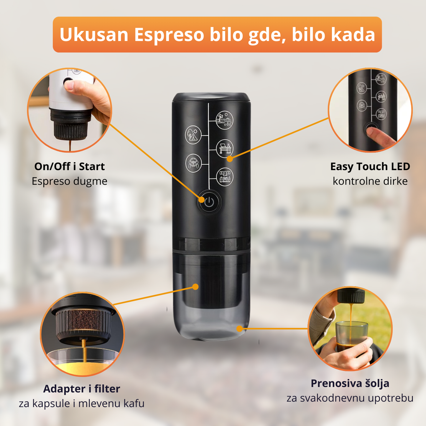 Sip&Go - Prenosivi Espresso Aparat