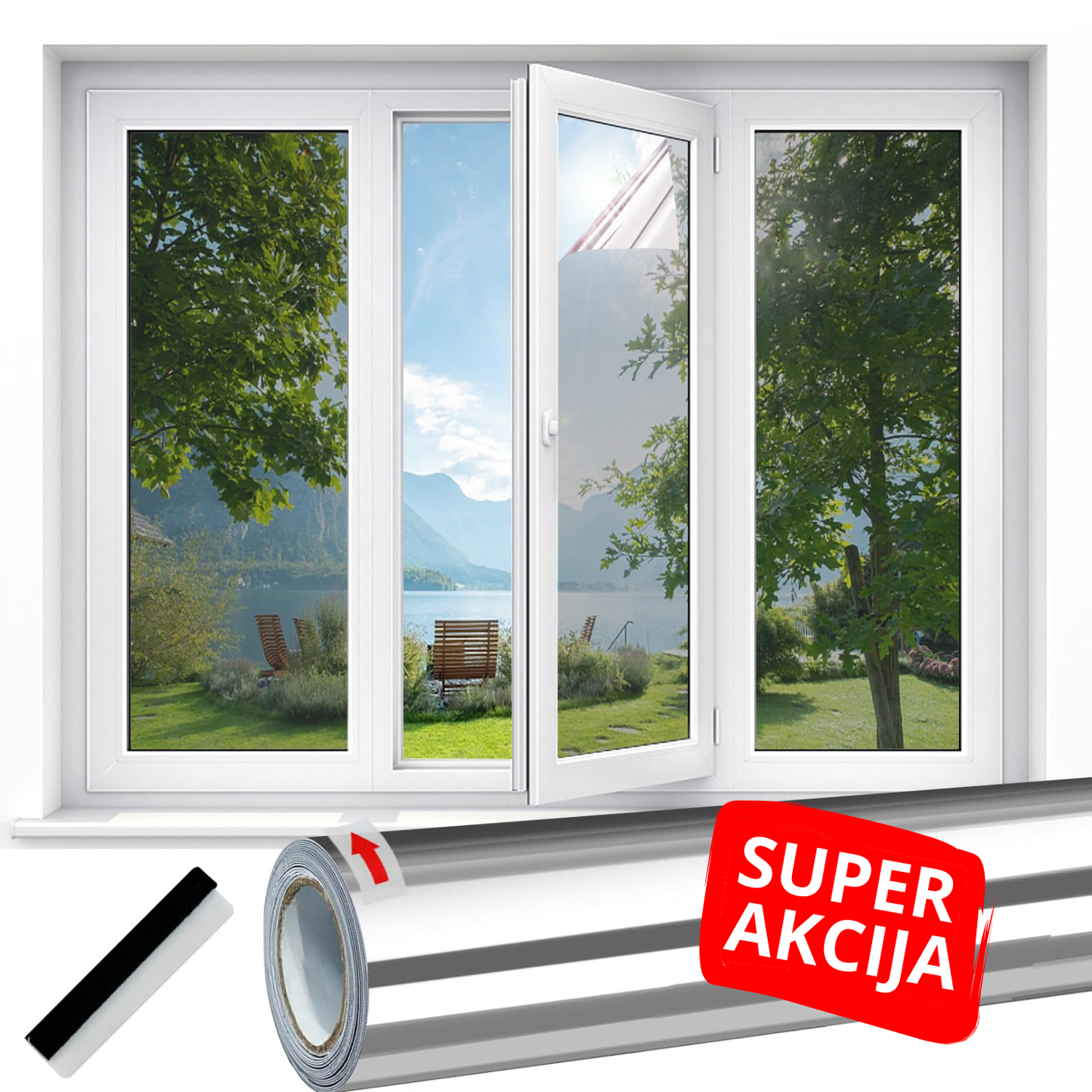 Uv reflektujuća folija za stakla