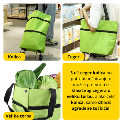 3 u 1 ceger-kolica za kupovinu 1 + 1