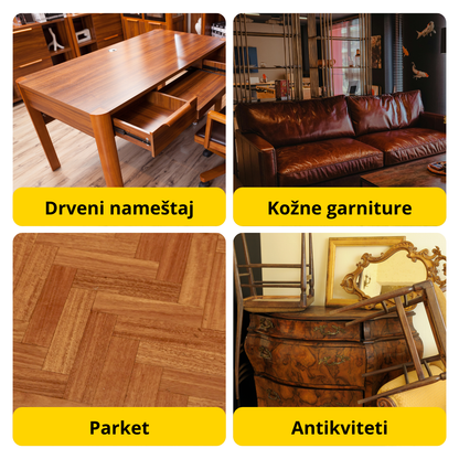 BeeWax - Vosak za obnovu drvenih površina 1+1