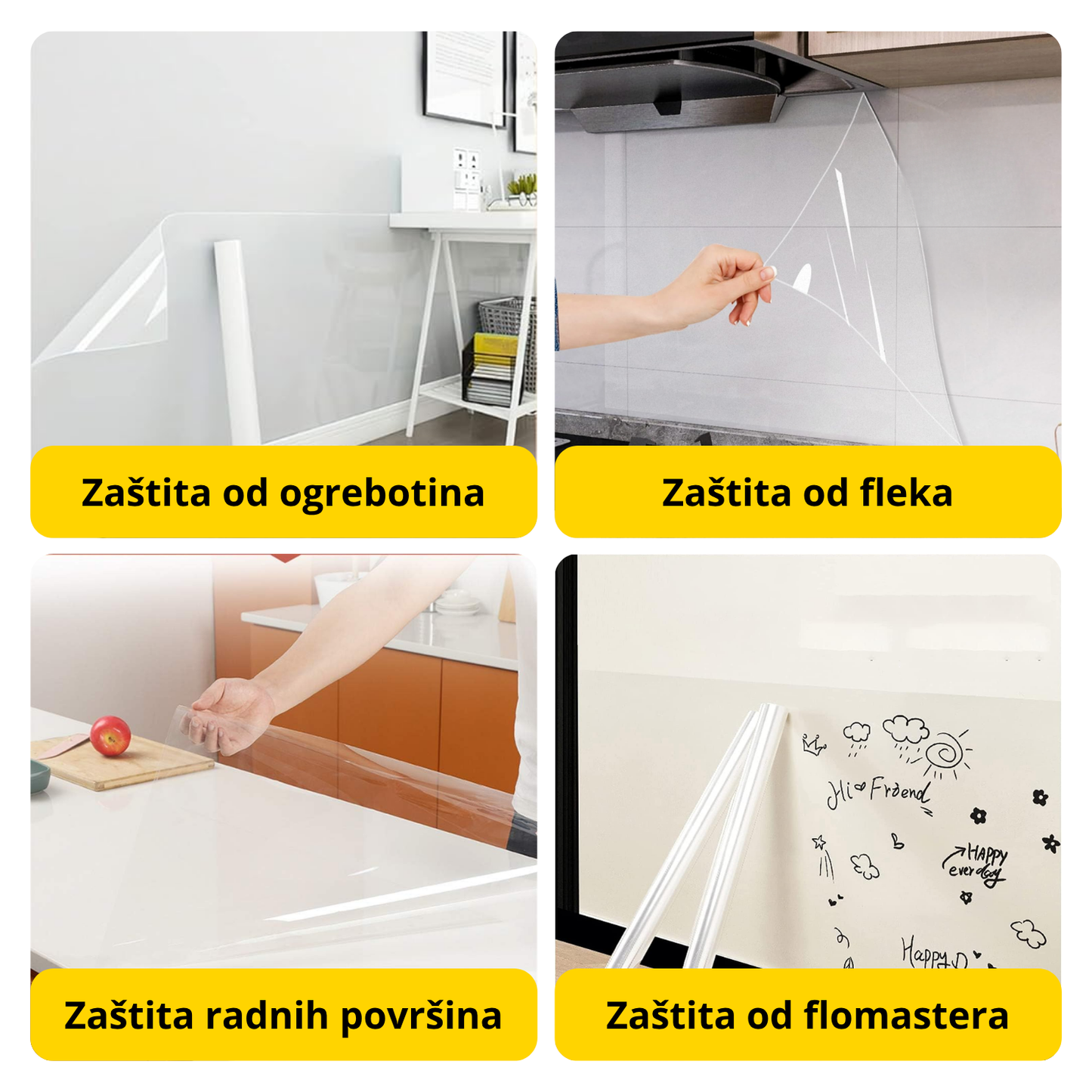 Magična folija za zaštitu zidova i površina 60x300cm