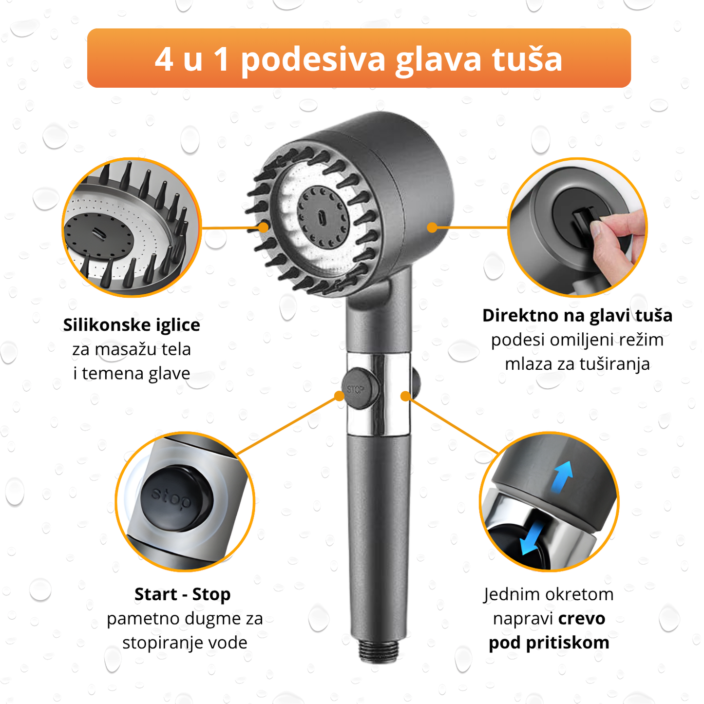 Smart-Turbo tuš glava