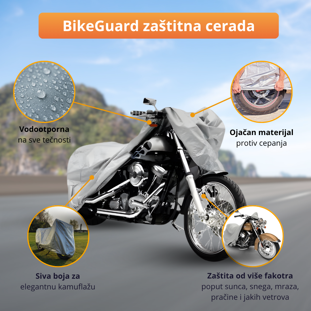 BikeGuard - Vodootporna cerada za motore i mini kvadove