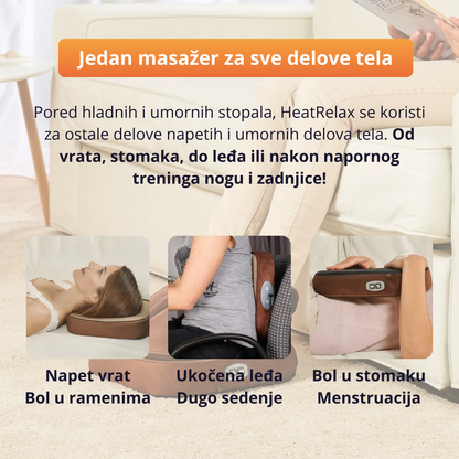 HeatRelax - 2 u 1 Masažer sa Grejačima