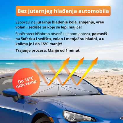 SunProtect - Reflektivni kišobran za šoferku