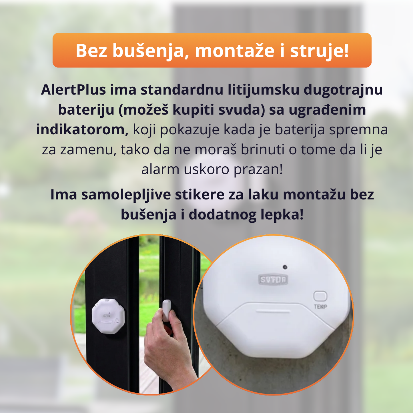 AlertPlus - Ultra snažni slim alarm