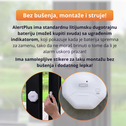 AlertPlus - Ultra snažni slim alarm