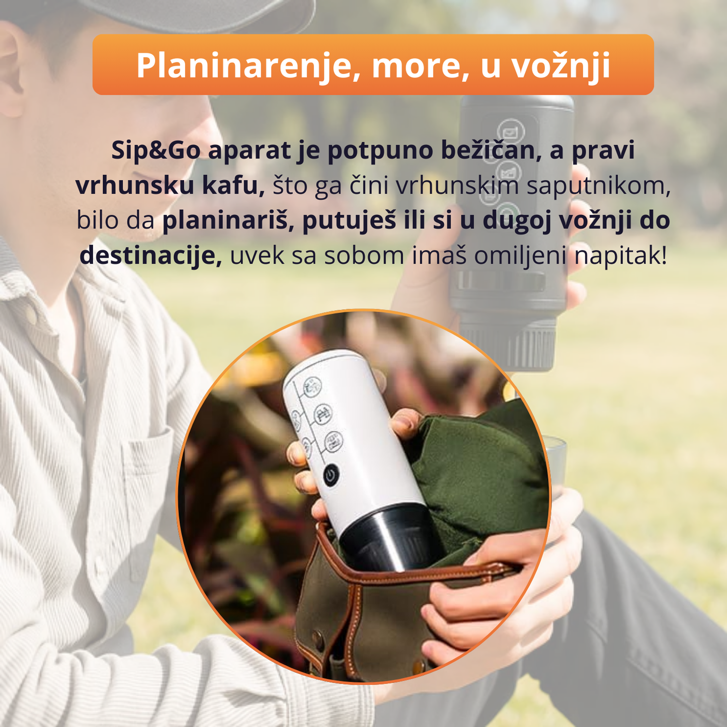 Sip&Go - Prenosivi Espresso Aparat