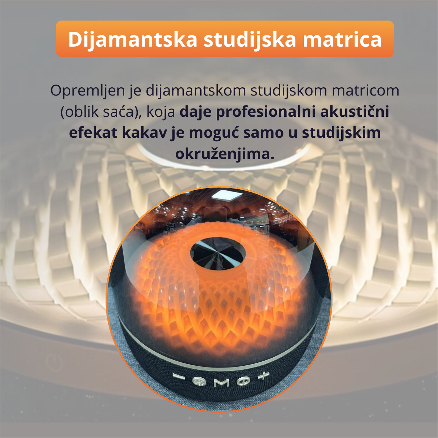 Ovox - Bluetooth zvučnik sa LED osvetljenjem