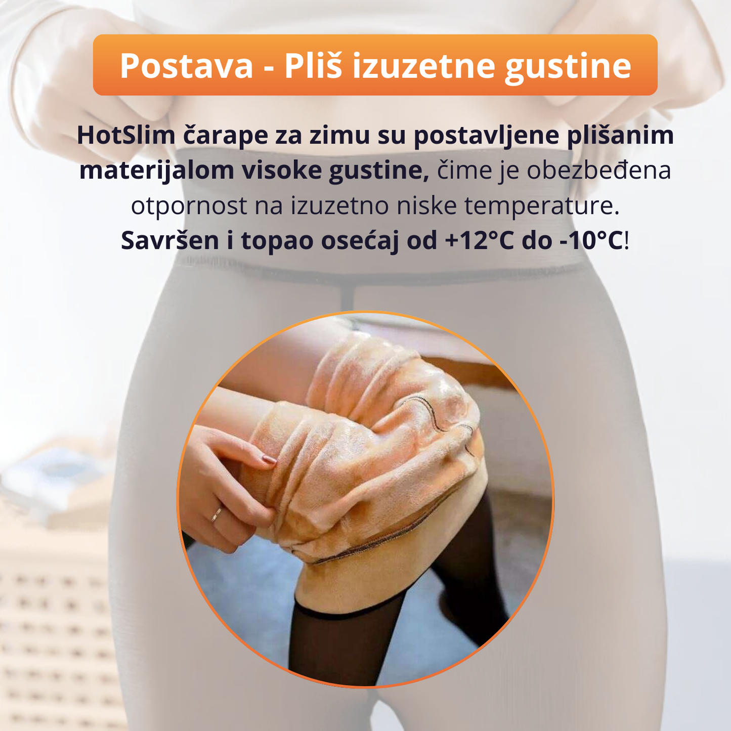 Termo čarape koje zatežu telo