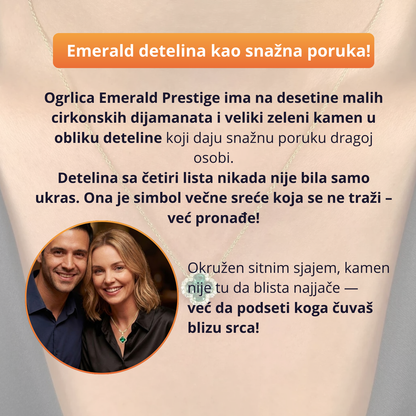 Emerald Prestige - Srećna ogrlica od nerđajućeg čelika
