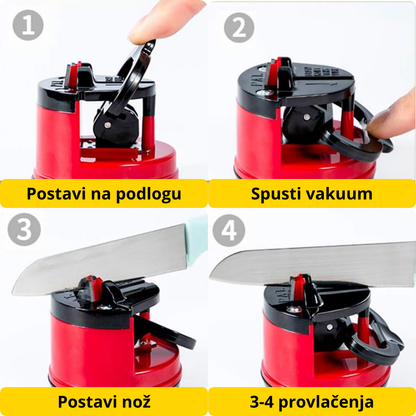 Vakuumski oštrač za noževe