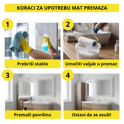 Durafix Mat - Premaz za matiranje stakla 1+1 Gratis