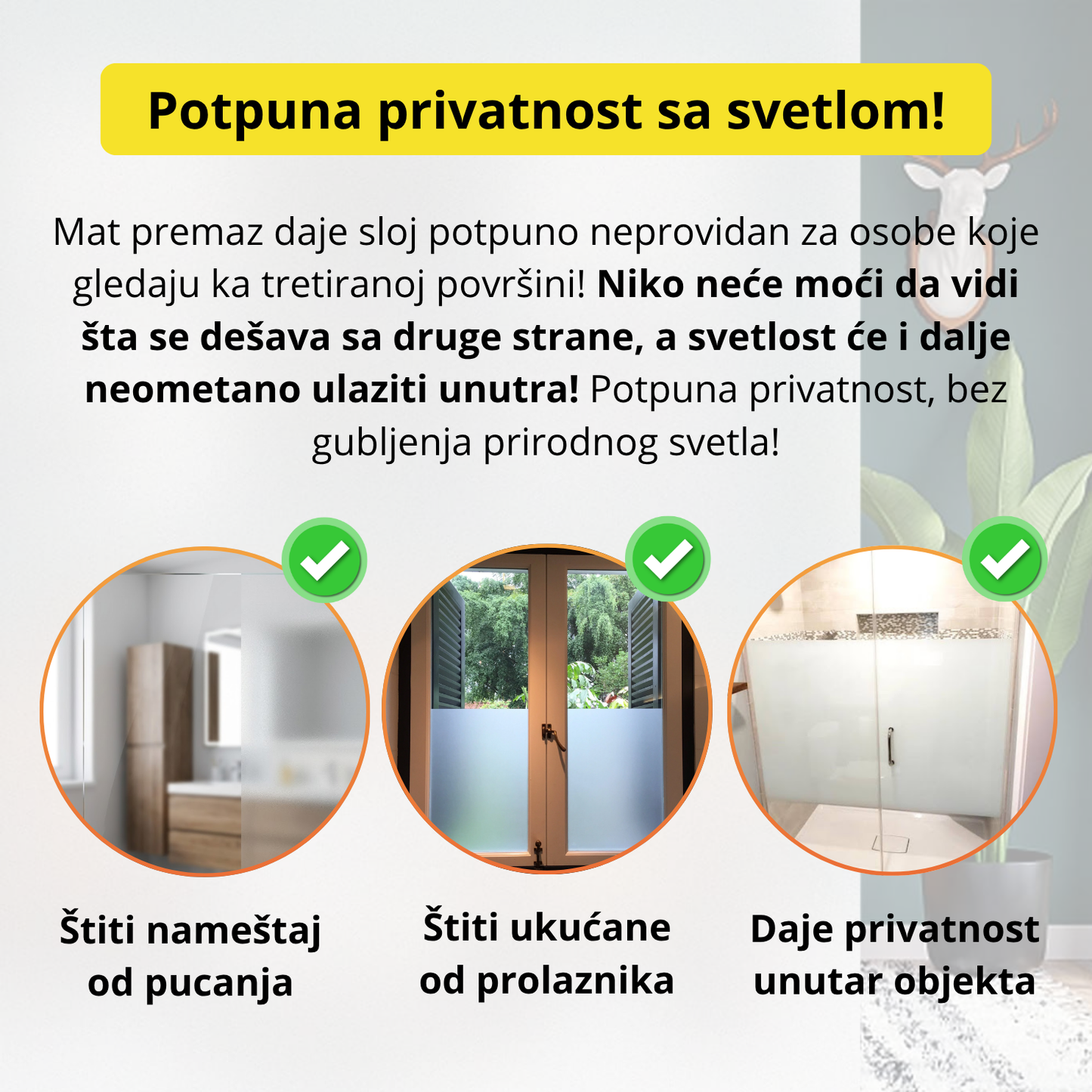 Durafix Mat - Premaz za matiranje stakla 1+1 Gratis