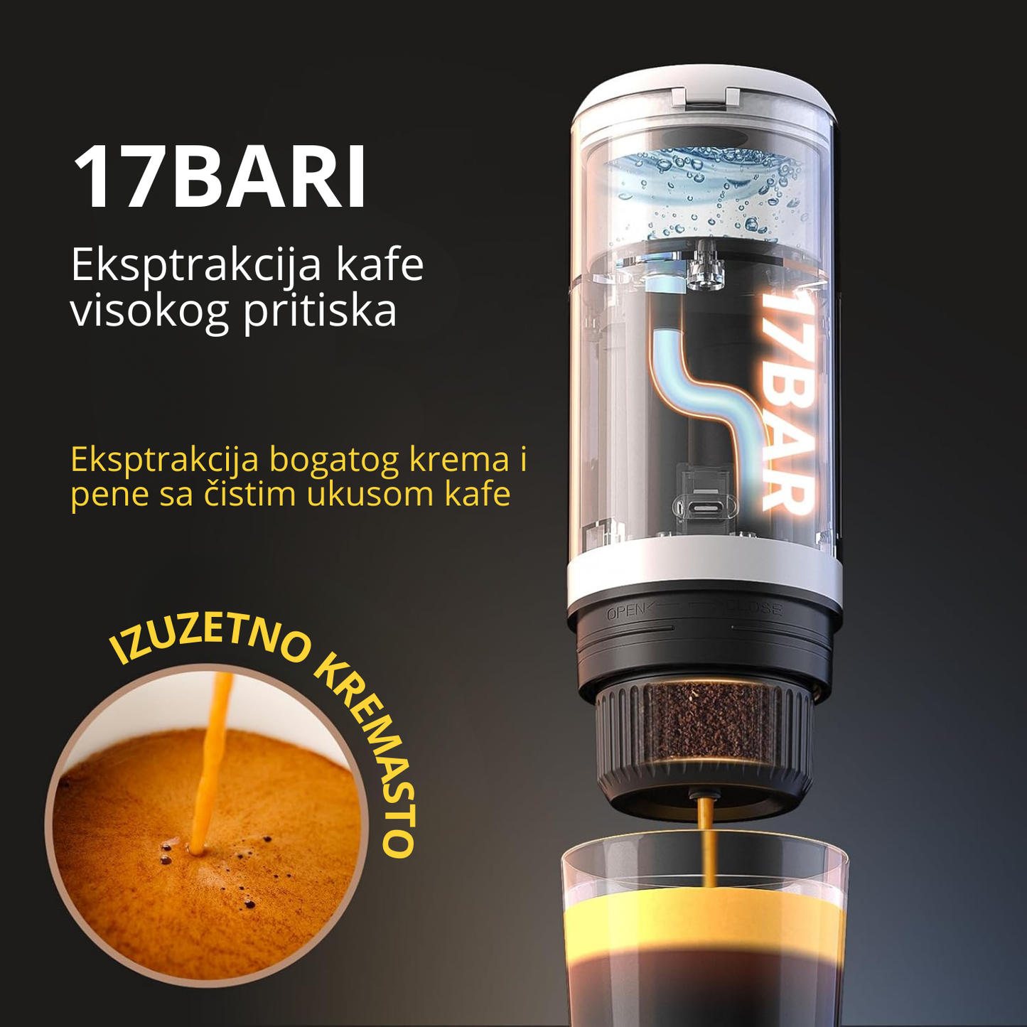 Sip&Go - Prenosivi Espresso Aparat