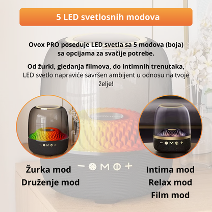 Ovox - Bluetooth zvučnik sa LED osvetljenjem