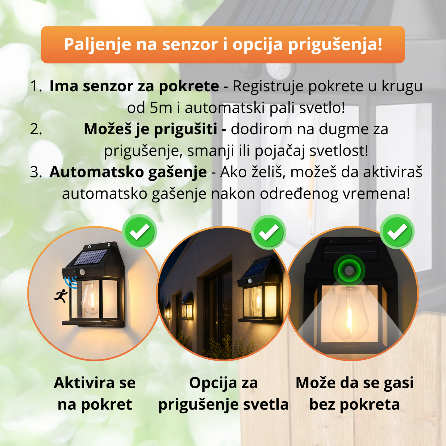 EcoGlow - Solarna fenjer lampa - 1+1 Gratis