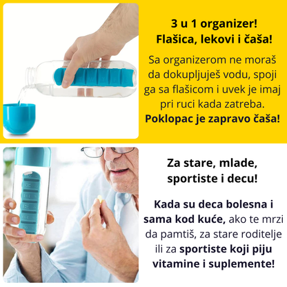 3 u 1 organizer za lekove i suplemente
