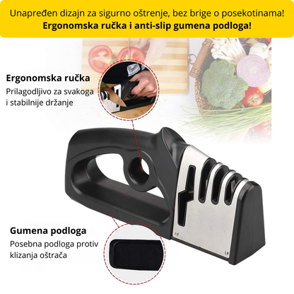 4 u 1 oštrač za noževe i makaze