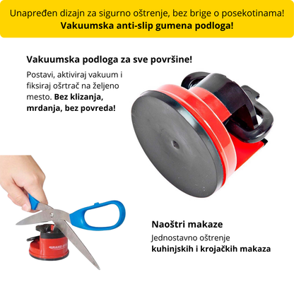 Vakuumski oštrač za noževe