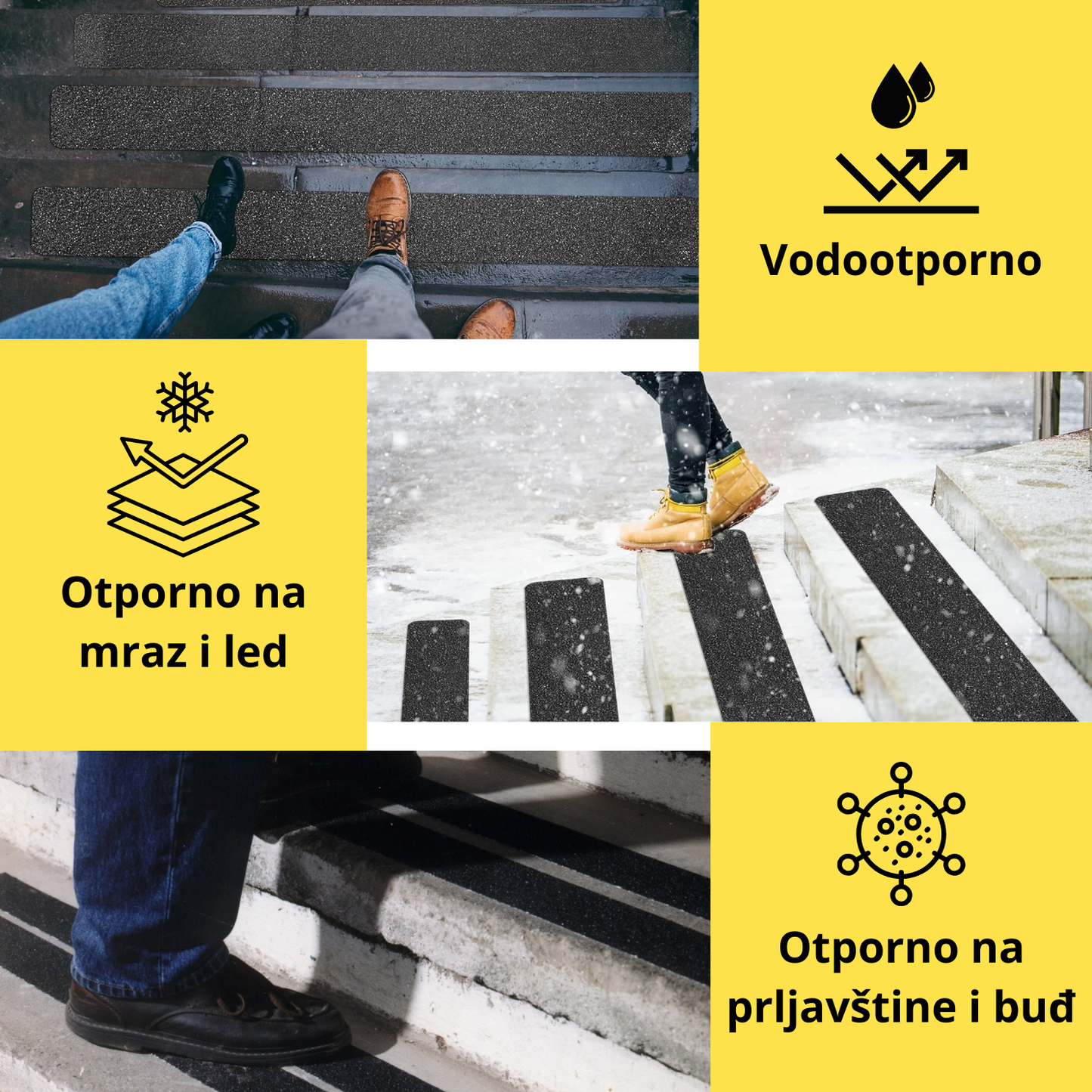 Traka protiv klizanja za stepenice i površine