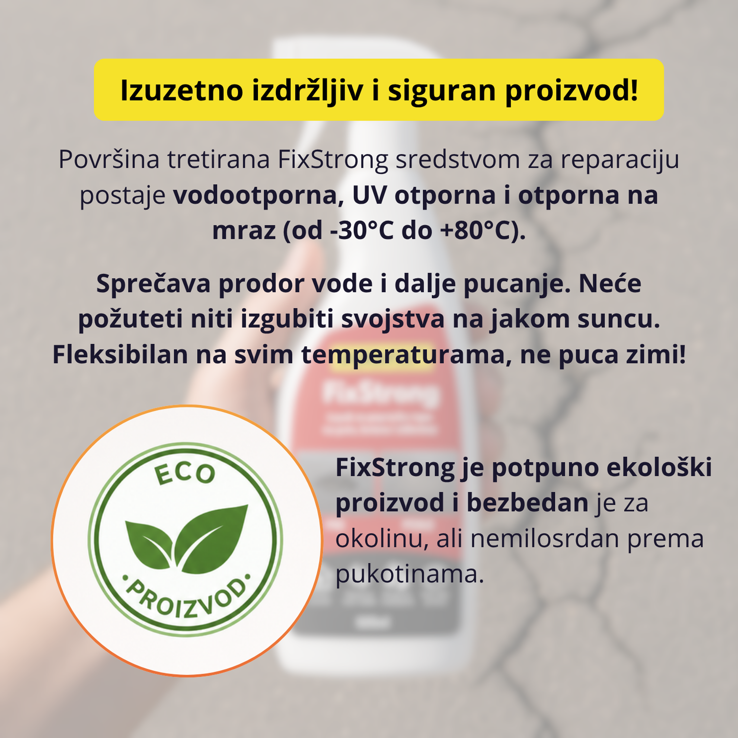 FixStrong - Lepak za popravku rupa i zidova - 1+1 Gratis