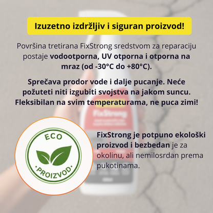 FixStrong - Lepak za popravku rupa i zidova - 1+1 Gratis