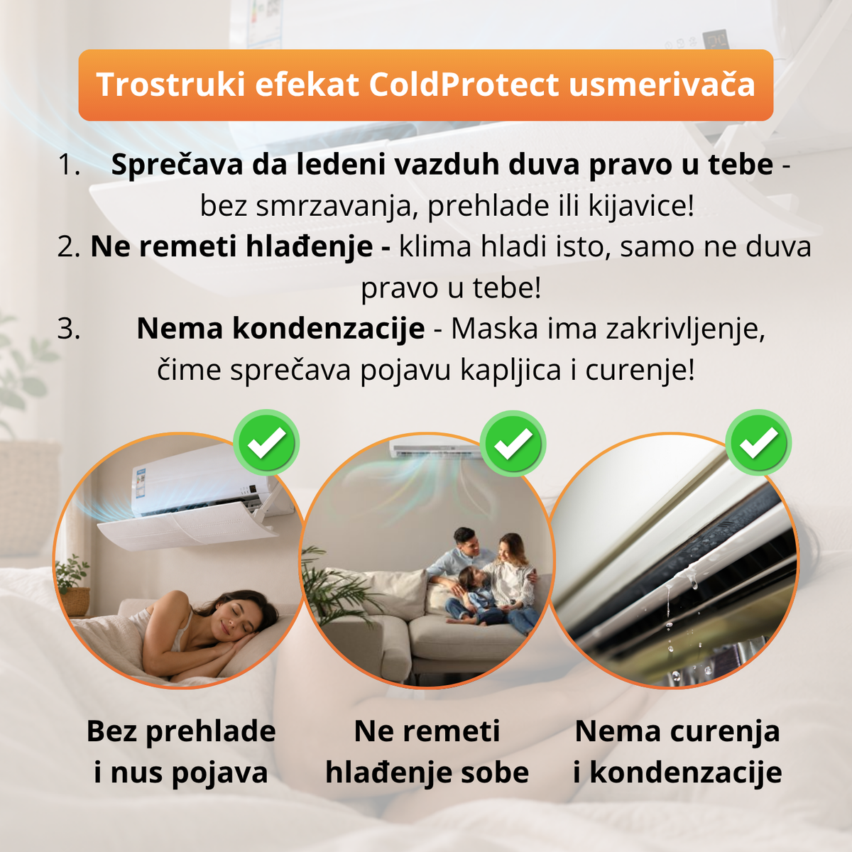 ColdProtect - Usmerivač klime 1+1 Gratis