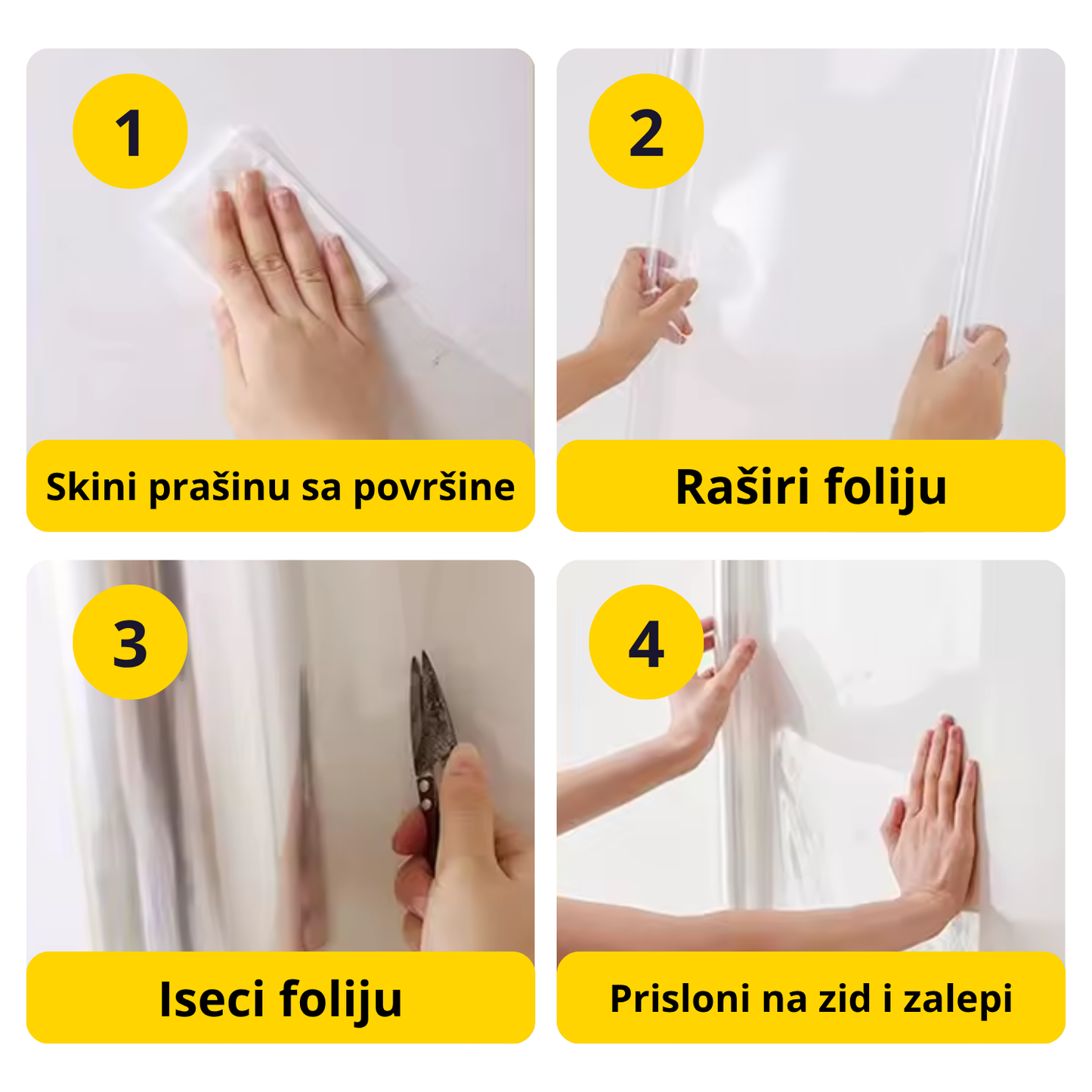 Magična folija za zaštitu zidova i površina 60x300cm