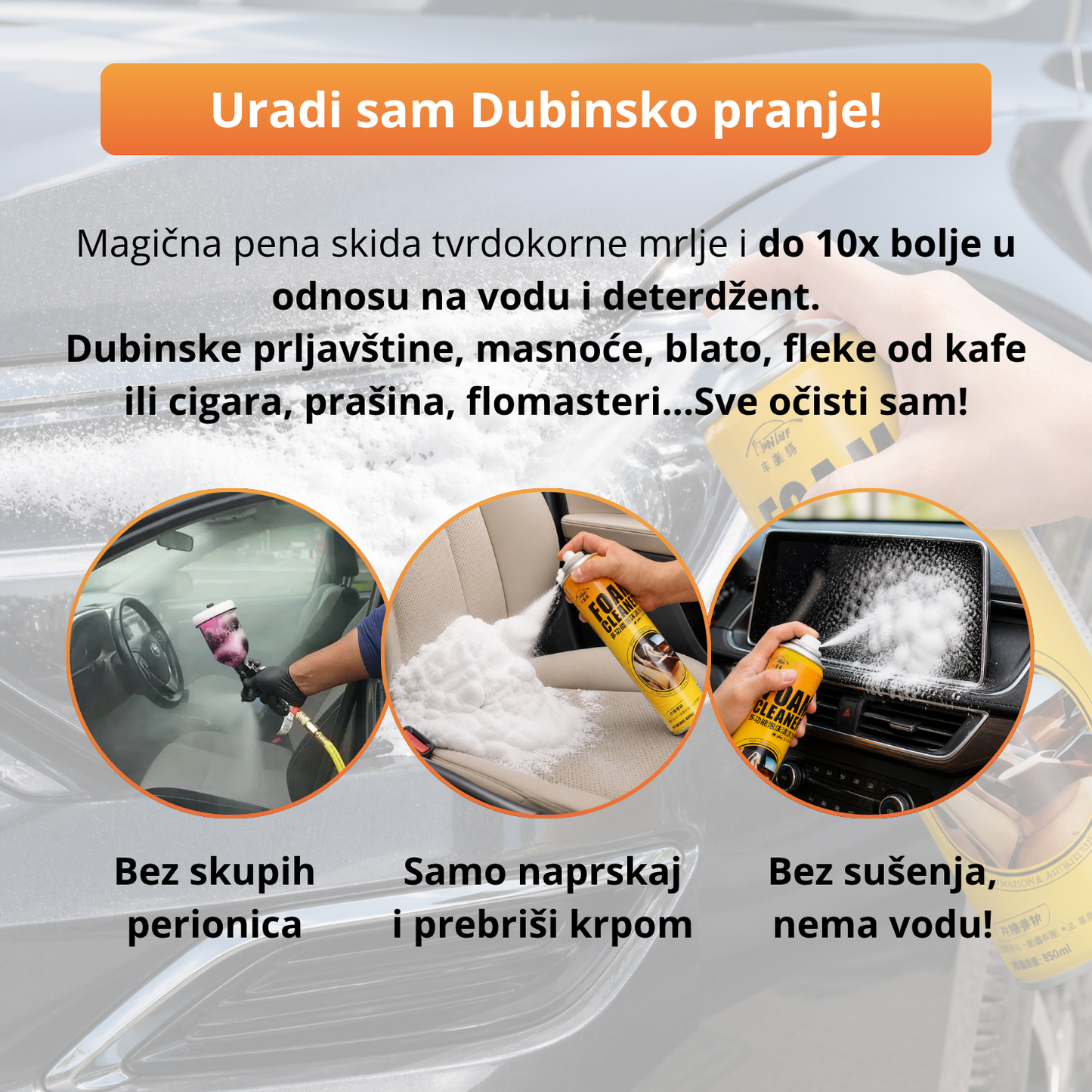 Magična pena za dubinsko čišćenje - 1+1 Gratis