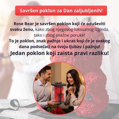 Rose Teddy - Plišani medvedić od ruža