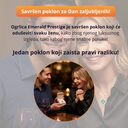 Emerald Prestige - Srećna ogrlica od nerđajućeg čelika