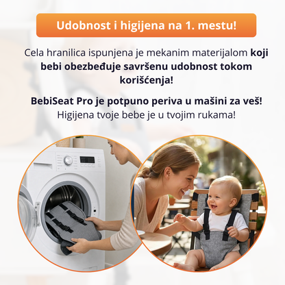 BebiSeat Pro - Prenosiva hranilica za bebe